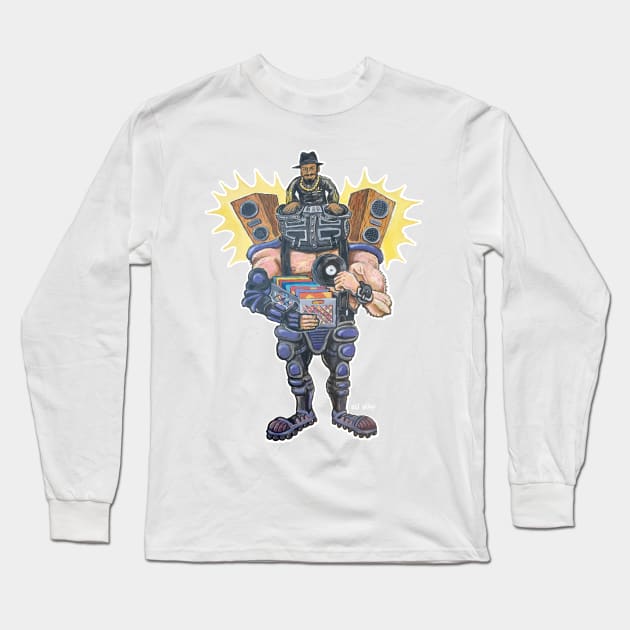 Jam Master Blaster Jay Long Sleeve T-Shirt by eliwolff